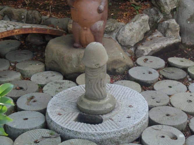 Taga Jinja, the fertility shrine in Japan on Shikoku Island