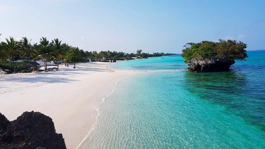 One of Pembas pristine beaches. (Photot courtesy of Constance Hotels)