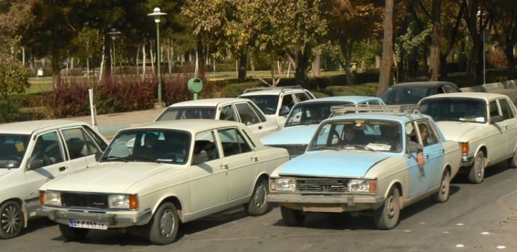 Iran's car fleet is very old, it's difficult to get new parts because of sanctions. Driveaway cars