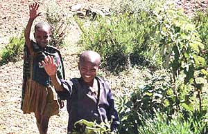 Happy kids in Ethiopia