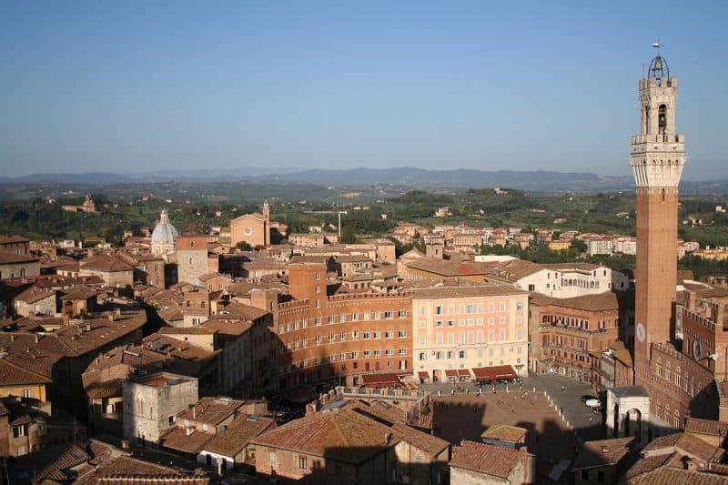 Piazza del Campo Siena, Italy.