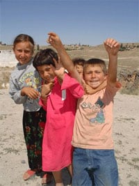 Children at Ilhara valley