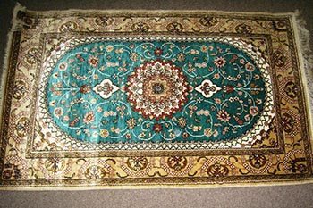 A carpet in Turkmenistan. 