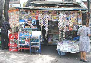 A kiosk in Cuernavaca