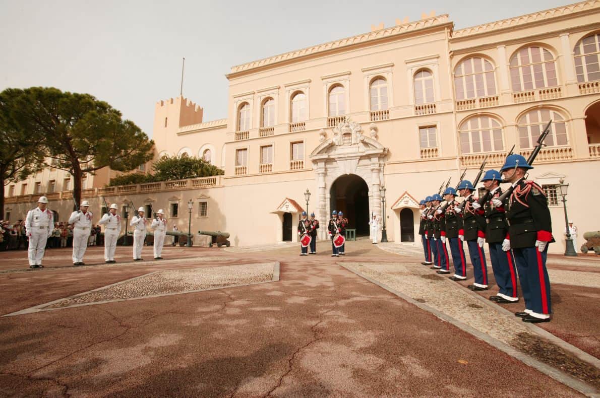 A favorite scene in Monaco is the changing of the guard at the Princely Palace. Monaco Press Center
