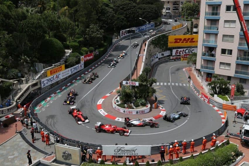 Monaco is famous for its city-wide Formula One race. Fairmont Monte Carlo photo.