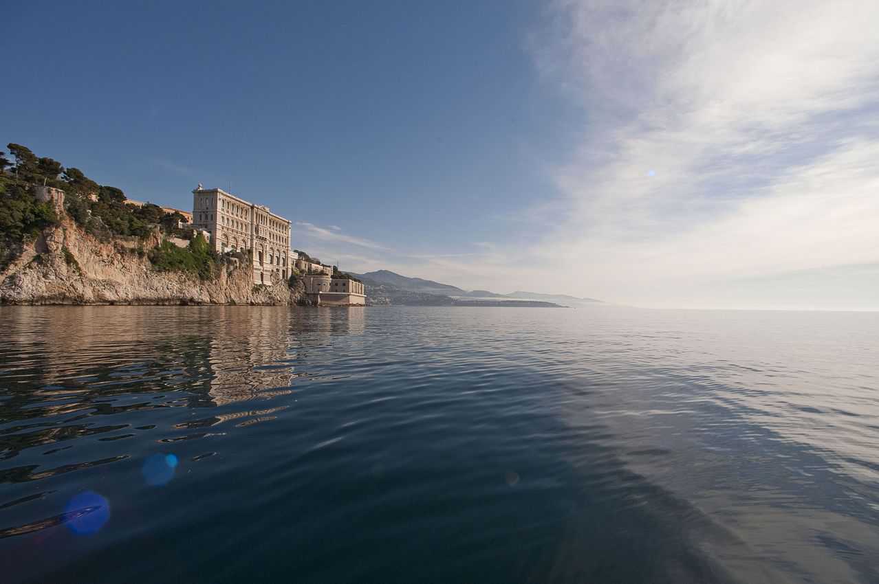 Monaco's Oceanographic museum, right on the Mediterranean.M. Dagnino photo.