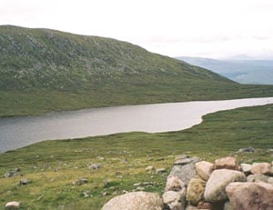 The loch at the halway point