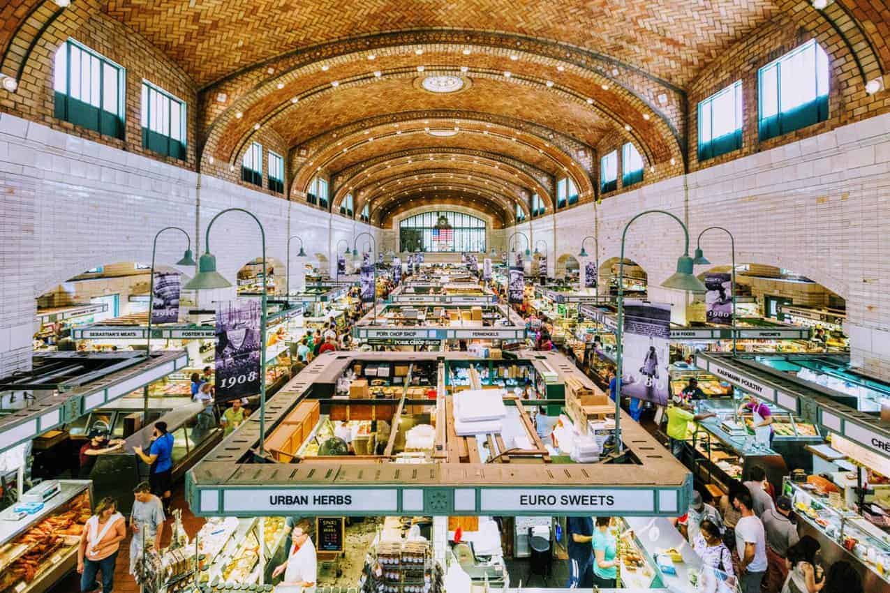 West Side Market in Cleveland: One of the biggest food halls in the US. Destination Cleveland photo.