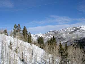 Utah's beautiful Wasatch Mountains.