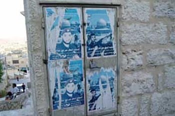 martyr posters in Bethlehem
