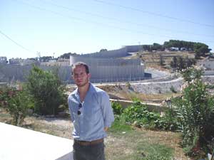 The wall in East Jerusalem