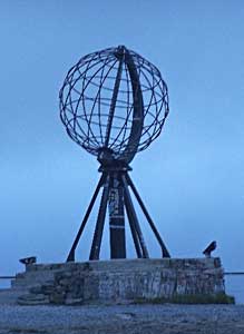 Marker in North Cape 