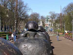 Siberius Park in Helsinki 