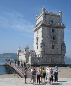 The Belem Tower, a fortified lighthouse, is a classic example of Manueline architecture. 