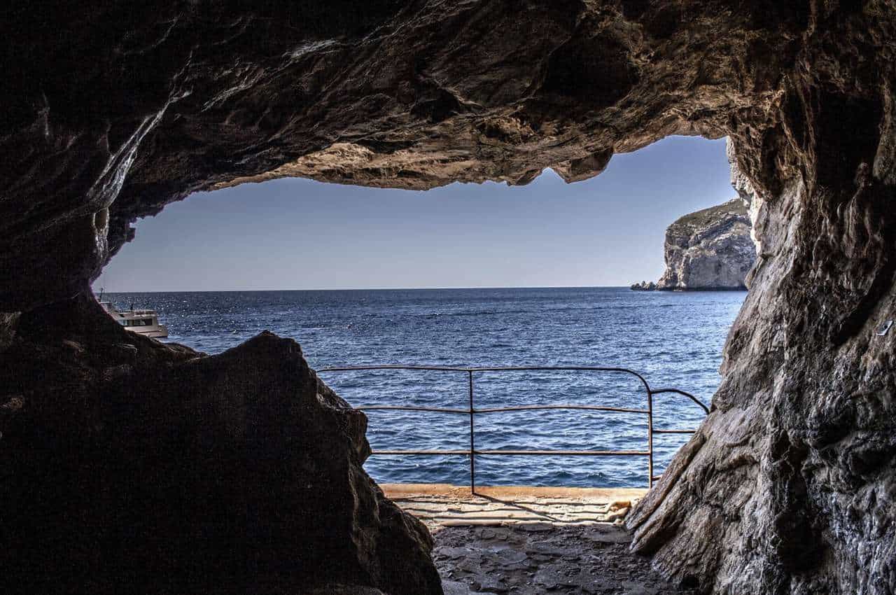 The Grotto of Neptune in Capo Caccia, Sardinia.