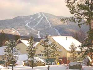 A view of Madonna Mountain at Smugglers' Notch Vermont