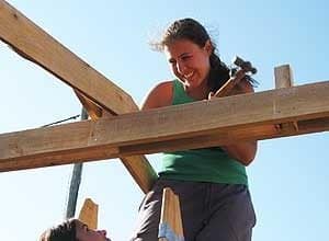 Alternative Spring Break: Building a house in Uruguay.