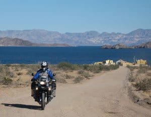 Baja motorcycle trip: A coastal resort outside Bahía de Los Angeles - photos by Jamie Winkelman