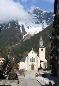 The church in Chamonix- photos by Kent St. John
