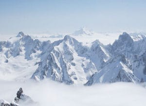 The French Alps from Mount Blanc