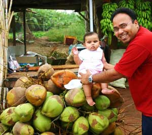 Coconut photo op