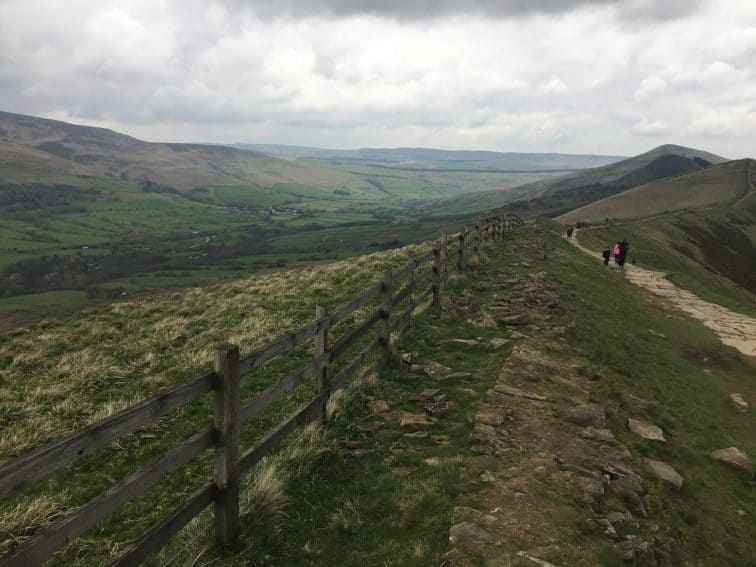 Man Tor is a hiking trail in the Peak District in the North of England.