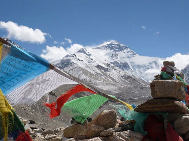 Mount Everest from Base Camp.