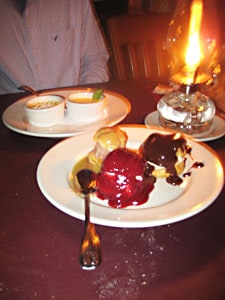 Desserts at the Common Man