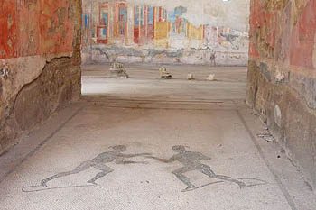 Roman mosaics and wall paintings