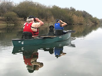 Canoeing on the Lower Rio Grande in Texas