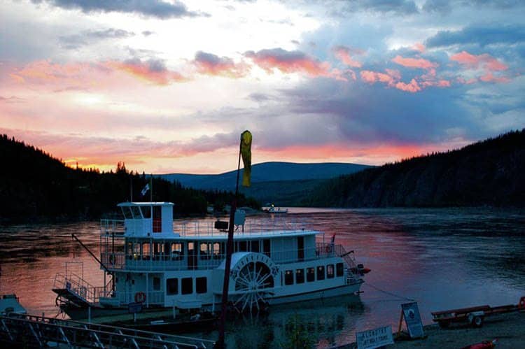 Dawson City sunset