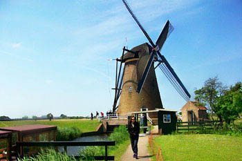 The 19 windmills from the 18th century in Kinderkijk, Holland are a UNESCO World Heritage Site. Photos by Melissa Adams