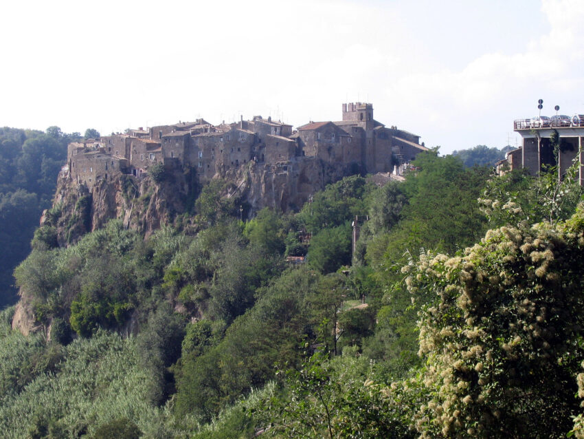 Calcata, Italy. home of the famous foreskin. Mac9 photo.