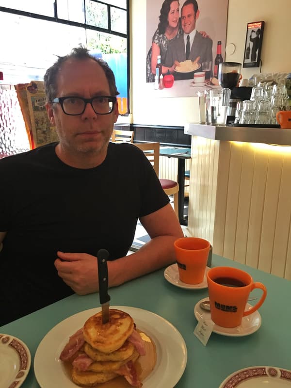 Author David Farley at home in New York City, author of the Foreskin book.