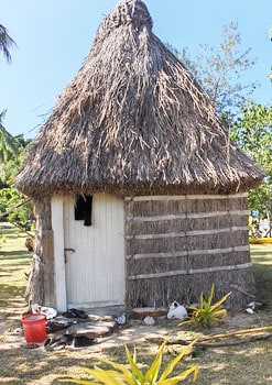 Our little grass hut