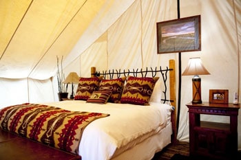 At Paws Up, a luxury adventure resort outside of Missoula, a gal can go "glamping" -- that's glamorous camping.