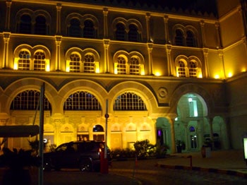 Al Qasba at night