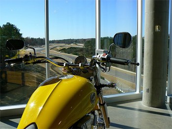 Barber Motorsports has 600 motorcycles on display and their own real racetrack. photo by Max Hartshorne.