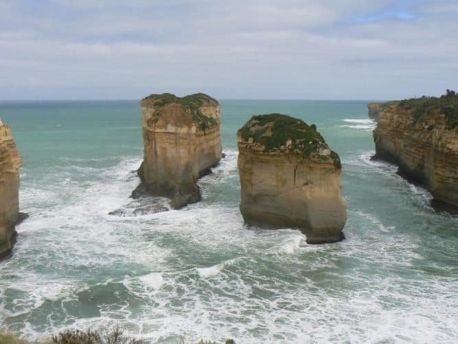 The Twelve Apostles, the treat at the end of the Great Ocean Walk across the southern part of Victoria, Australia.