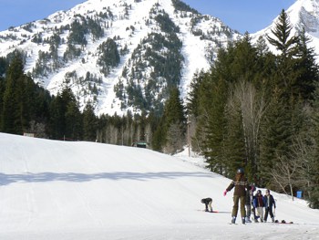 Skiing at Sundance, in Utah. photos by Max Hartshorne.