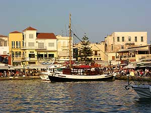 The harbor in Chania