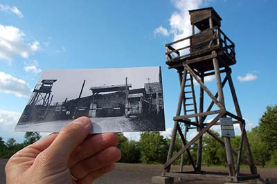 The guard tower at a now abandoned gulag in Recsyk, Hungary. It was closed down in 1953, after thousands suffered torture and imprisonment there.