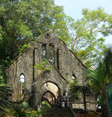 The Church in Ruins, Ross Island, Andaman Islands