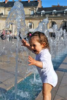 Water Baby in Liberation Square, Dijon.