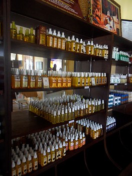 Argan oil for sale in Morocco.