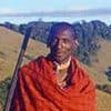 A member of the Maasai tribe in Kenya
