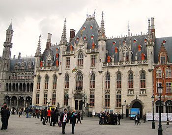 Provincial government building in Bruges, Belgium