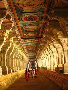 Rameswaram temple. photos by Mark Lester