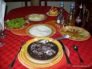 Casa Particular dinner in Vinales, Cuba.